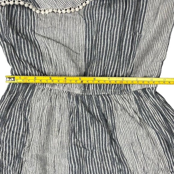 American Eagle Dress Mini One Shoulder Knee Length Crinkle Ruffle Womens Size XS - Picture 5 of 11